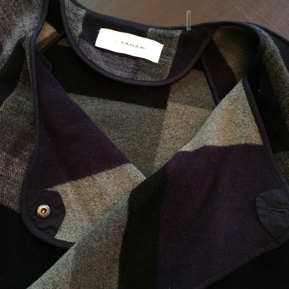 Rare Tahari Color Block Versatile Jacket One Size - Picture 7 of 8